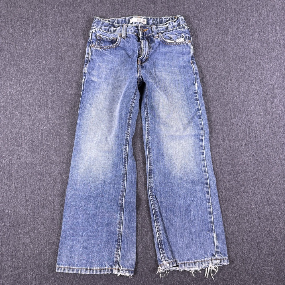 Route 66 Original Straight Leg 5 Pocket Denim Jeans Boys Size 8 Blue Cotton